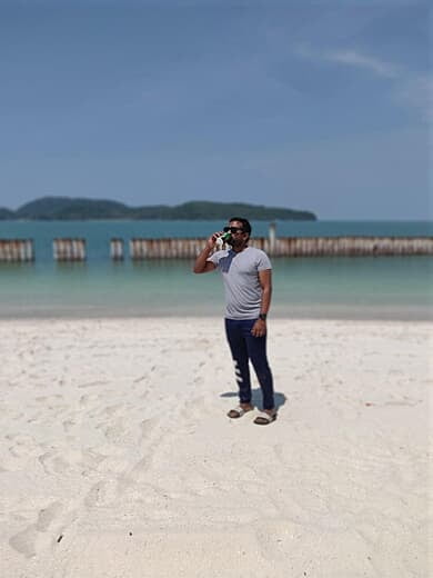 somewhere in middle of an Island