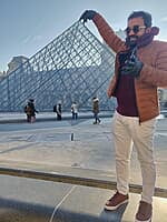 On my group trip to Paris