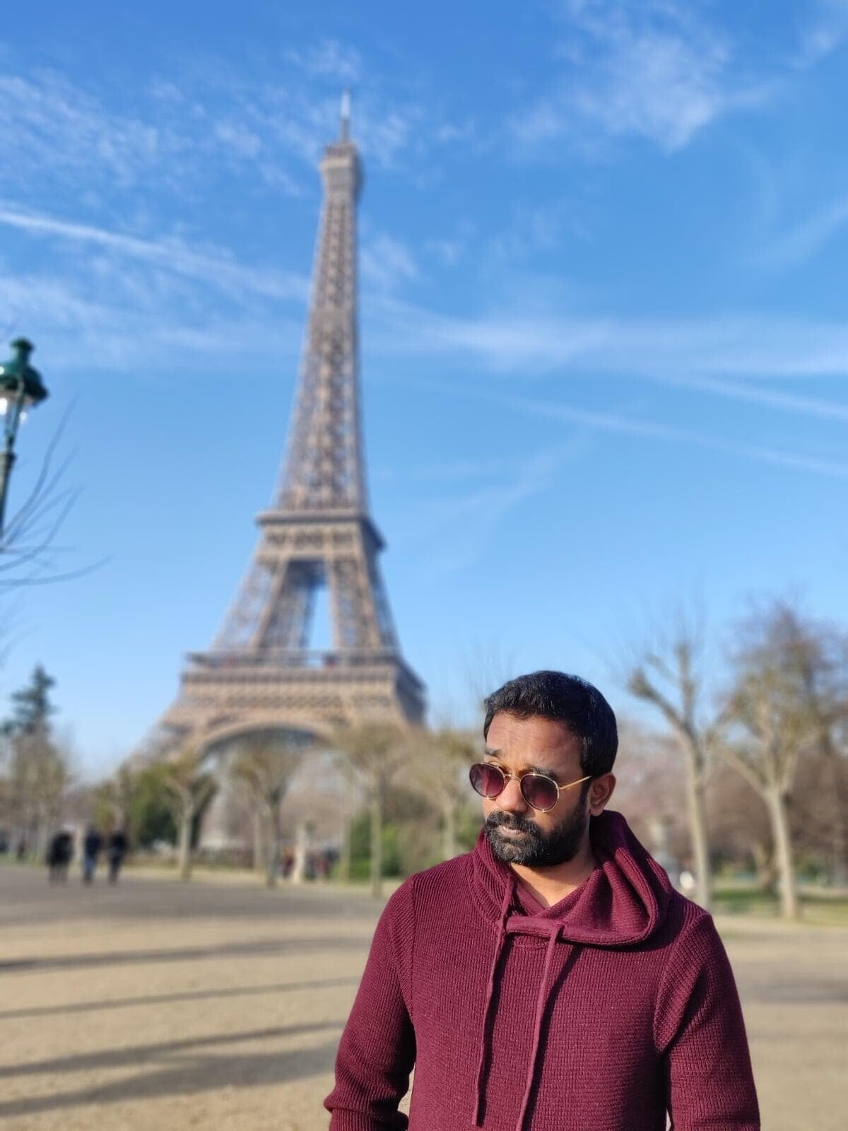 On my group trip to Paris